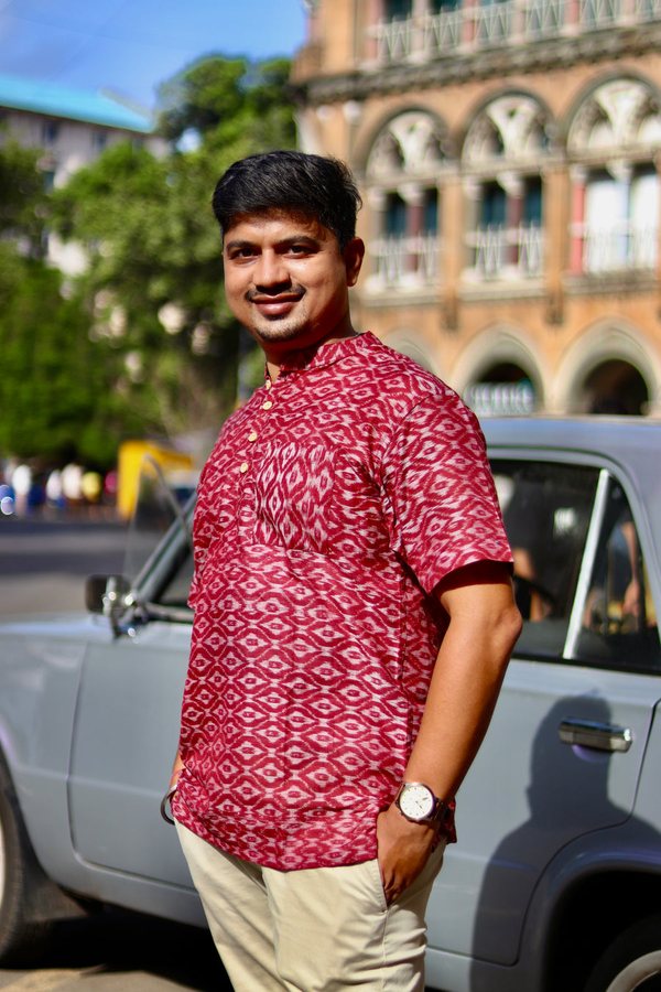 Men's Sambalpuri handloom ikat kurtas collection